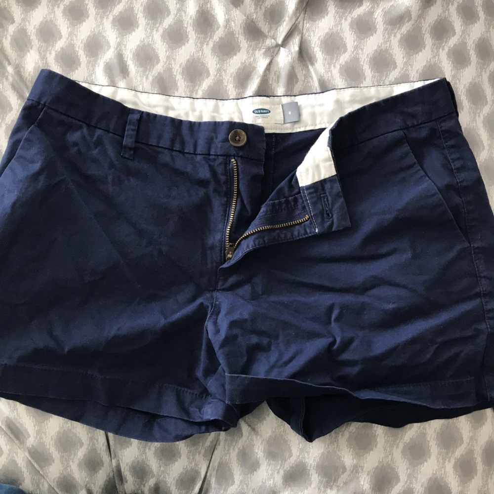 Navy blue shorts